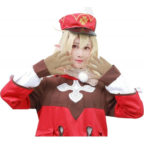  할로윈 용품DAZCOS Women Genshin Impact Klee Cosplay Costume for Halloween