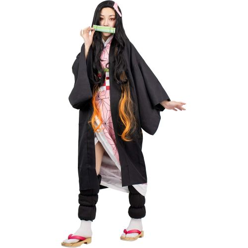  할로윈 용품DAZCOS Womens Kamado Nezuko Cosplay Costume for Halloween