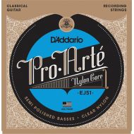 DAddario EJ51 Pro-Arte Semi Polished Basses Hard Tension Classical Guitar Strings