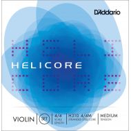 DAddario Helicore Violin String Set, 4/4 Scale, Medium Tension