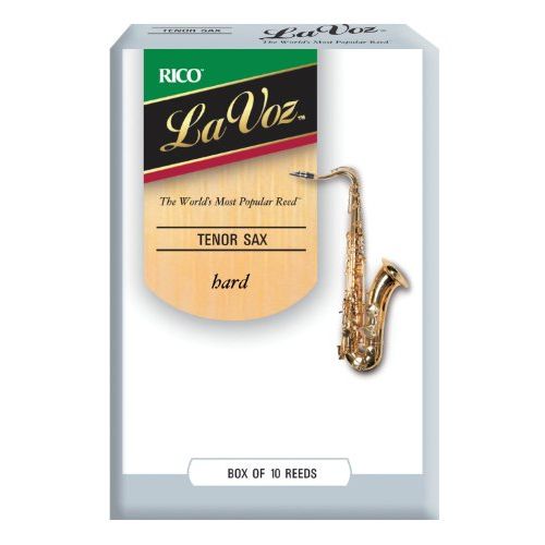  D'Addario Rico La Voz Tenor Sax Reeds, Strength Hard, 10-pack