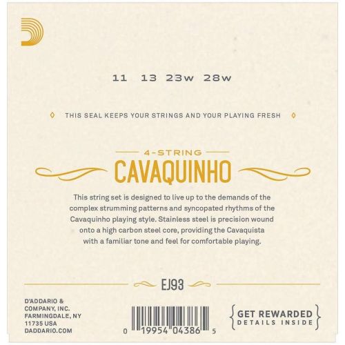  [아마존베스트]D Addario EJ93Cavaquinho Strings