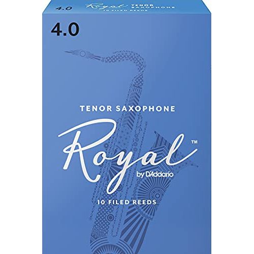  D'Addario Woodwinds Royal by DAddario RKB1040 Tenor Sax Reeds, Strength 4.0, 10-pack