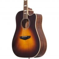 DAngelico},description:The DAngelico Premier Delancey is a single-cutaway dreadnought featuring a mahogany top, back, and sides for added richness and warmth in its low end. Constr
