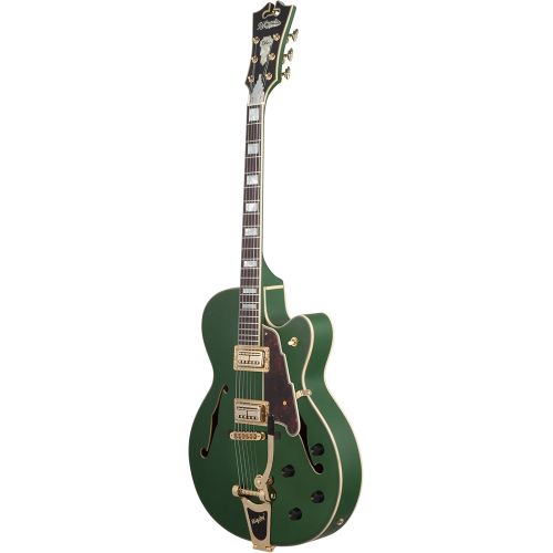  DAngelico Deluxe 175 Electric Guitar - Matte Emerald