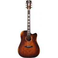 DAngelico Premier Bowery Acoustic-Electric Guitar - Aged Natural