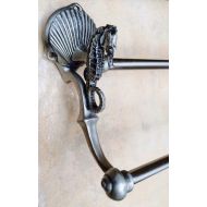 DArtefax Sea Horse Double Towel Rack, 24, Shiny