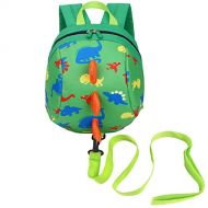 DB Dinosaur Toddler Mini Backpack with Leash, Anti-Lost Children Backpack, Kid snak Cartoon Backpack for...