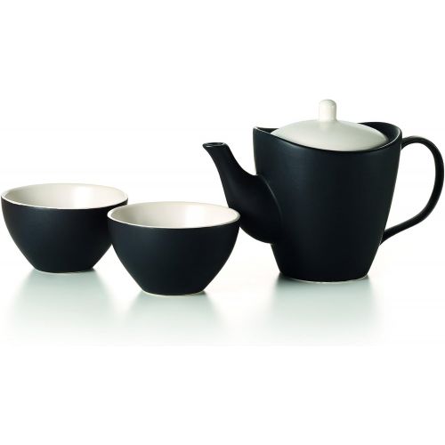  DB Tee Set Yuzo Keramik, Kanne und 2 Cups Kanne: 0,45 l Cup: 0,12 l