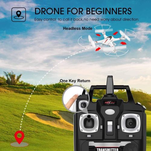  [아마존 핫딜]  [아마존핫딜]DBPOWER X400W FPV RC Quadcopter Drone with WiFi Camera Live Video One Key Return Function Headless Mode 2.4GHz 4 Chanel 6 Axis Gyro RTF, Compatible with 3D VR Headset