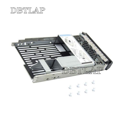  DBTLAP 3.5 SAS/SATA Hard Drive Tray Caddy with 2.5 Adapter Compatible for Dell Poweredge R310, T310, R410, T410, R415, R510