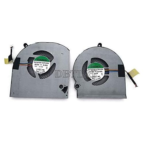  DBTLAP Fan for Dell Alienware 15 R3 R4 CPU + GPU Fan EG75070S1-C270-S9A EG75070S1-C260-S9A