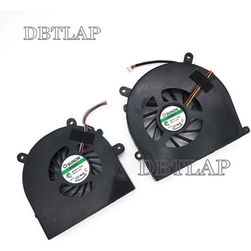  DBTLAP New CPU + GPU Fan for Clevo Sager NP8150 NP8130 NP8170 NP9150 P150EM P150HM P170HM P170EM P150SM P170SM 6-23-AX510-012 6-31-X720S-101 BS6005HS-U0D&BS6005MS-U94