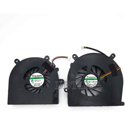  DBTLAP New CPU + GPU Fan for Clevo Sager NP8150 NP8130 NP8170 NP9150 P150EM P150HM P170HM P170EM P150SM P170SM 6-23-AX510-012 6-31-X720S-101 BS6005HS-U0D&BS6005MS-U94