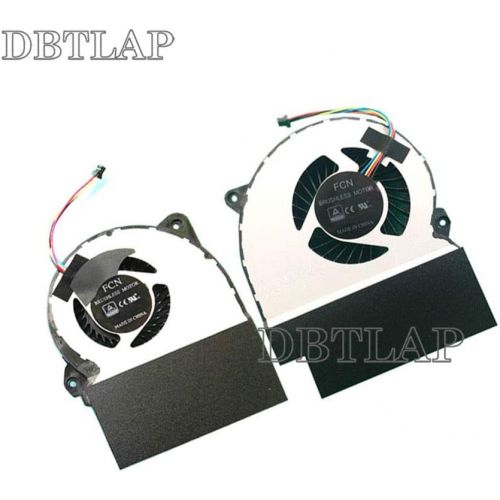  DBTLAP CPU + GPU Fan for ASUS ROG Strix S7ZC GL702ZC 13NB0FV0M10011 13NB0FV0M09111
