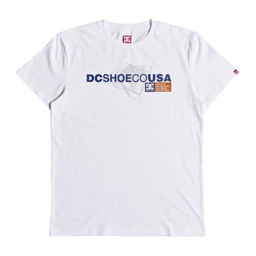  DC Mens Strip Box Short Sleeve Tee Shirt