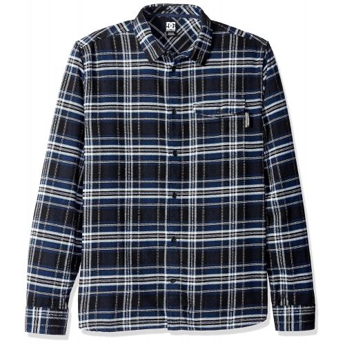  DC Mens Marsha Long Sleeve Flannel Shirt