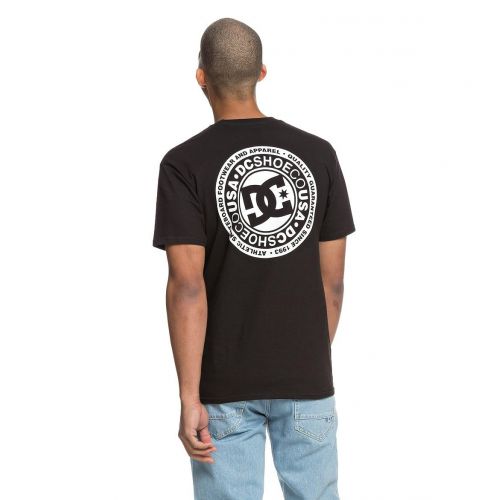  DC Mens Circle Star Fb Short Sleeve Tee Shirt
