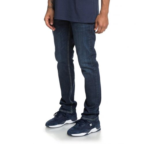  DC Shoes Mens Shoes Worker Medium Stone Straight Fit Jeans for Men Edydp03388