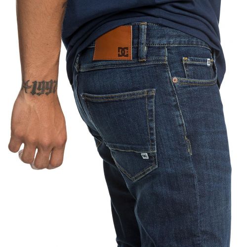  DC Shoes Mens Shoes Worker Medium Stone Straight Fit Jeans for Men Edydp03388