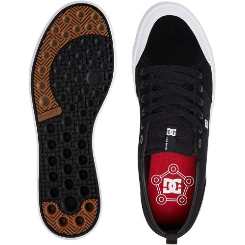  DC Shoes Mens Evan Smith S Skate Shoes Black/Black/White 9.5