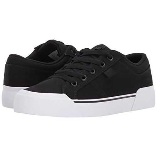  DC Womens Danni Tx Se Skate Shoe, Black/Black/White, 5 B US