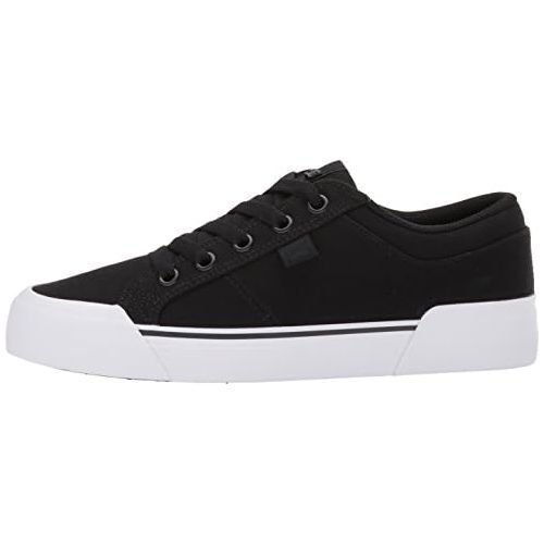  DC Womens Danni Tx Se Skate Shoe, Black/Black/White, 5 B US