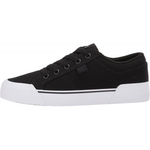  DC Womens Danni Tx Se Skate Shoe, Black/Black/White, 5 B US