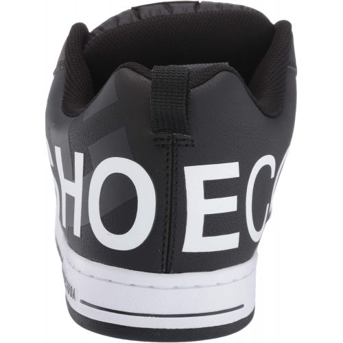  DC Mens Court Graffik SE Skate Shoe, Black Used, 7.5 D M US