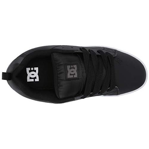  DC Mens Court Graffik SE Skate Shoe, Black Used, 15 D M US