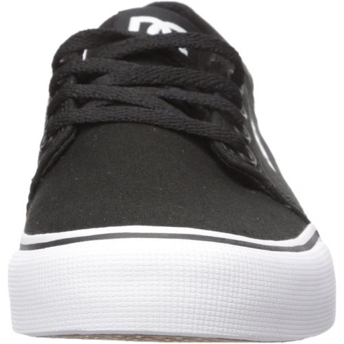  DC Mens Trase TX Skate Shoe, Black/White, 4 D M US