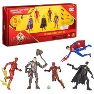 DC Comics, The Flash Ultimate Figure Set (Amazon Exclusive), 5 Action Figures with Accessories, 4-inch Collectible Kids Toys for Boys and Girls 3+