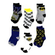 DC Comics Batman Boys 6 pack Crew Socks (Toddler/Little Kid)