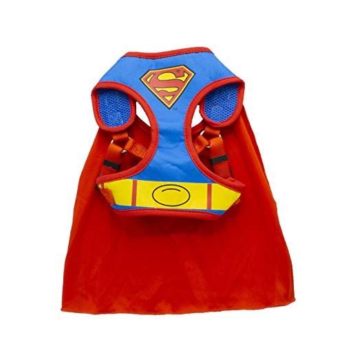  DC Comics for Dogs DC Comics Harness for Dogs | Superman, Batman, and Wonder Woman Dog Harness | Superhero Dog Harnesses in Multiple Sizes | Lightweight and Comfortable, Available in a Variety of Siz