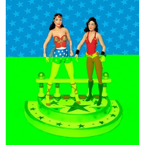  DC Comics Silver Age Wonder Woman and Wonder Girl Action Figure Set