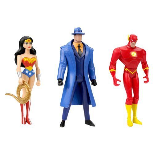  DC Comics DC Universe Justice League Unlimited - Wonder Woman, The Flash, The Question