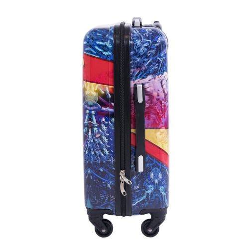  DC Comics Luggage 21 Inch Spinner Rolling Upright Hardsided Luggage, Multi-Colored