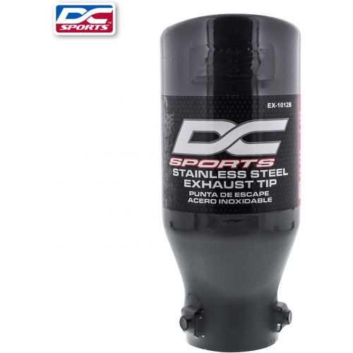  DC Sports EX-1012B Black Muffler Tip