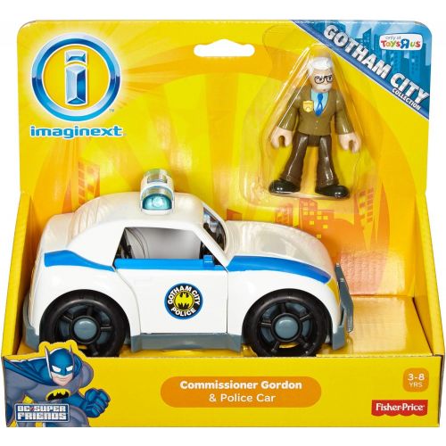  Fisher-Price Imaginext DC Super Friends Commissioner Gordon and Police Car