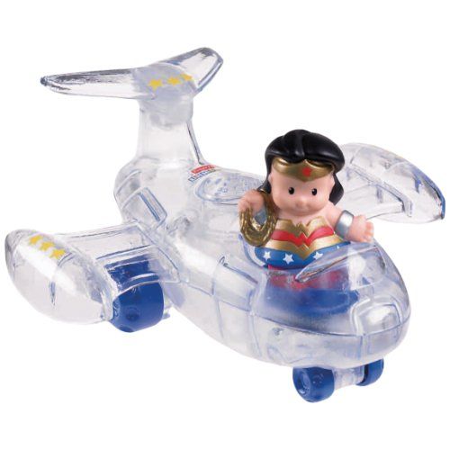  Fisher-Price Little People DC Super Friends Wonder Woman Invisible Jet