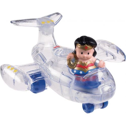  Fisher-Price Little People DC Super Friends Wonder Woman Invisible Jet