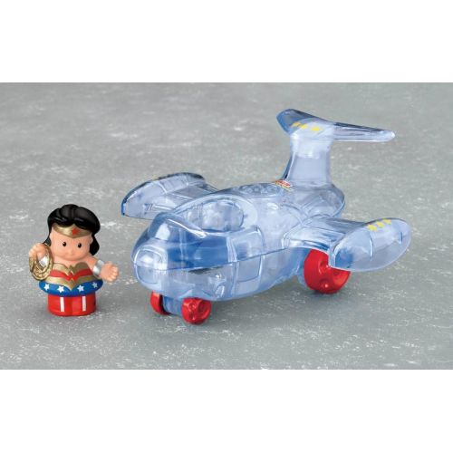  Fisher-Price Little People DC Super Friends Wonder Woman Invisible Jet