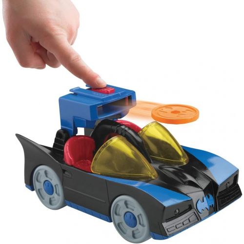  Fisher-Price Imaginext DC Super Friends, Batmobile with Lights