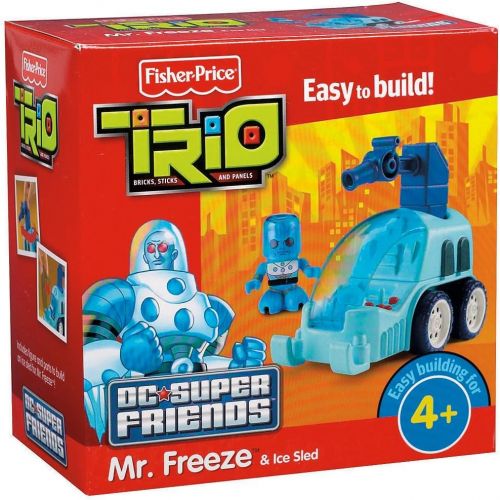  Fisher-Price TRIO DC Super Friends Mr. Freeze and Ice Sled