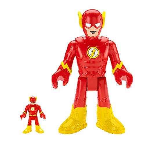  Fisher-Price Imaginext DC Super Friends The Flash XL, Extra-Large Super Hero Figure for Preschool Kids Ages 3-8 Years