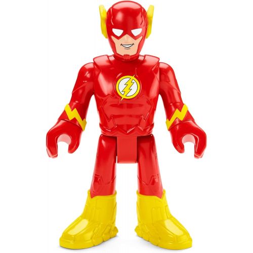  Fisher-Price Imaginext DC Super Friends The Flash XL, Extra-Large Super Hero Figure for Preschool Kids Ages 3-8 Years