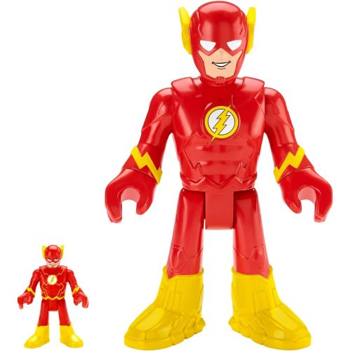  Fisher-Price Imaginext DC Super Friends The Flash XL, Extra-Large Super Hero Figure for Preschool Kids Ages 3-8 Years