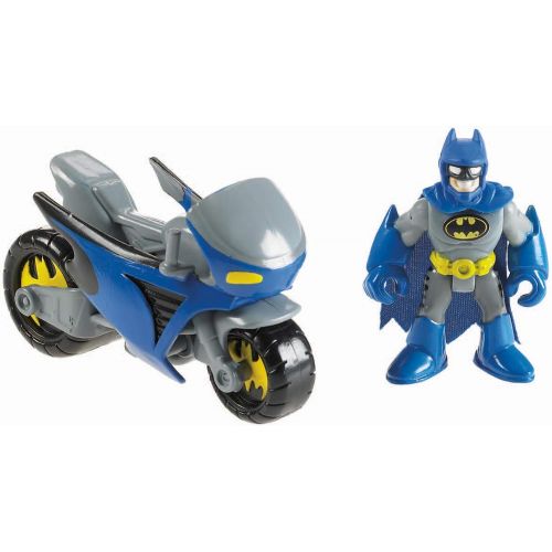  Fisher-Price Imaginext DC Super Friends Exclusive Gotham City Batman, Catwoman Cycles, Multi Color