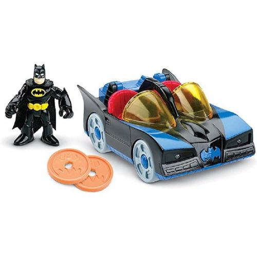  Fisher-Price Imaginext DC Super Friends Batmobile & Cycle