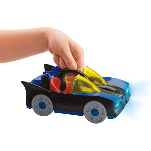  Fisher-Price Imaginext DC Super Friends Batmobile & Cycle
